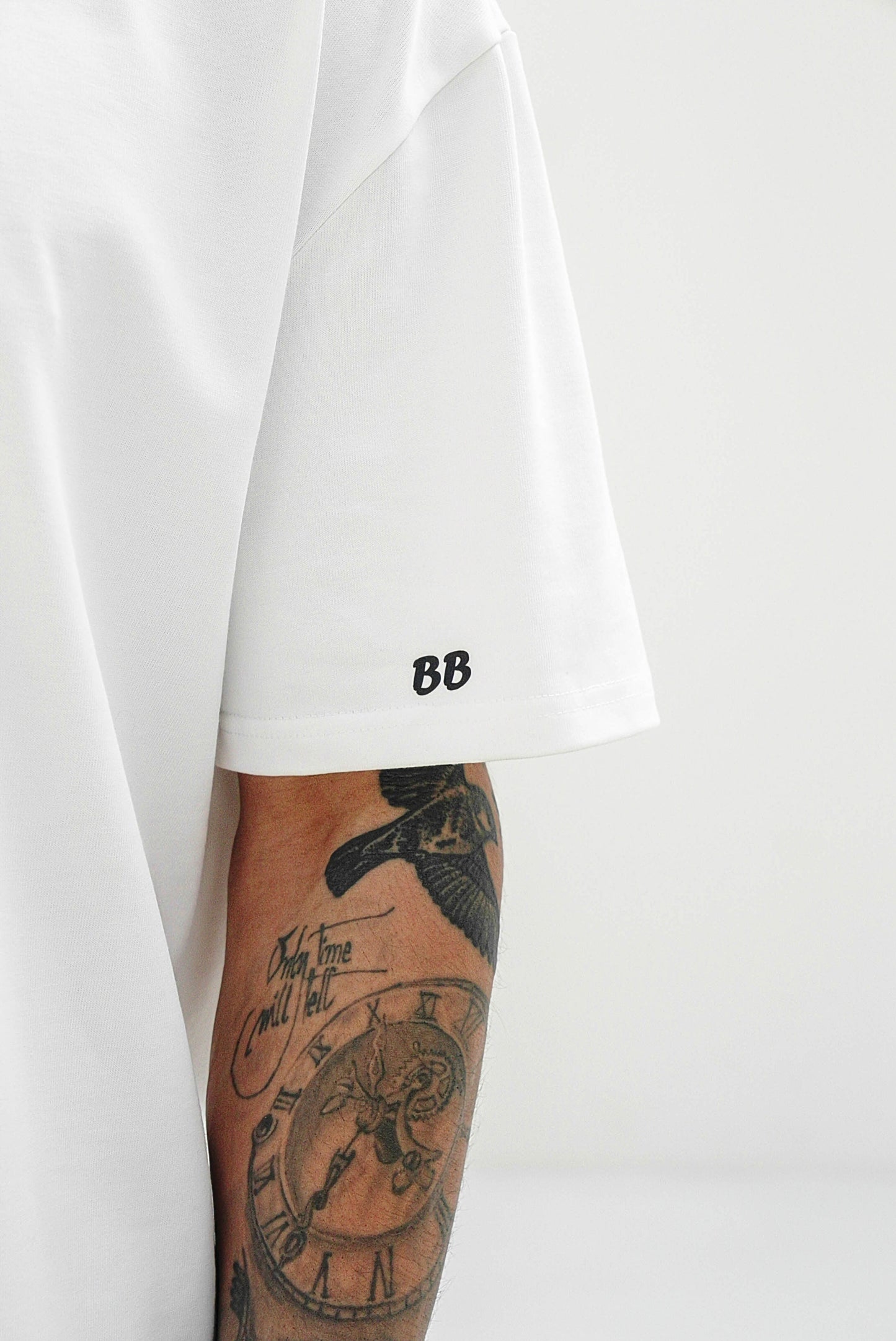 Heavyweight oversized graphics White T shirt